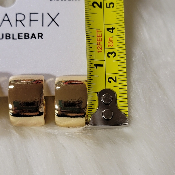 Baublebar sugar fix 2 pack gold cuff earrings - Picture 2 of 2